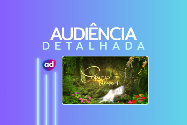 Logo de Coração Indomável na arte de audiência detalhada