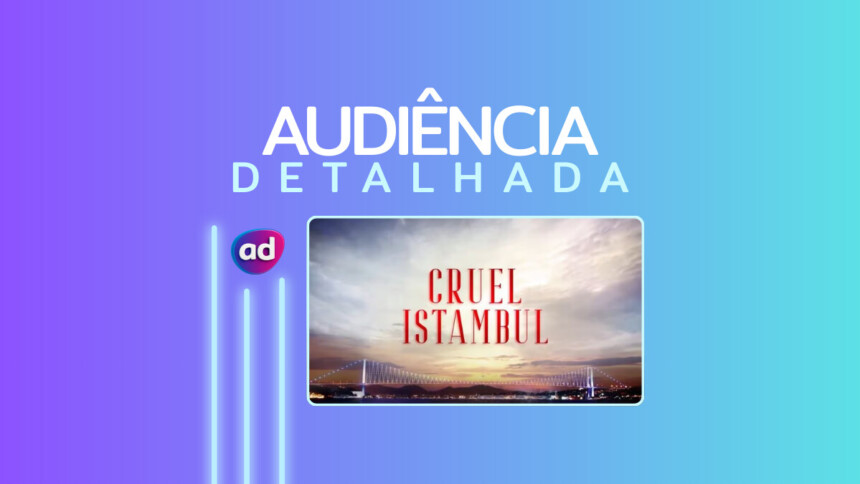 Logo da novela turca Cruel Istambul na arte de audiência detalhada