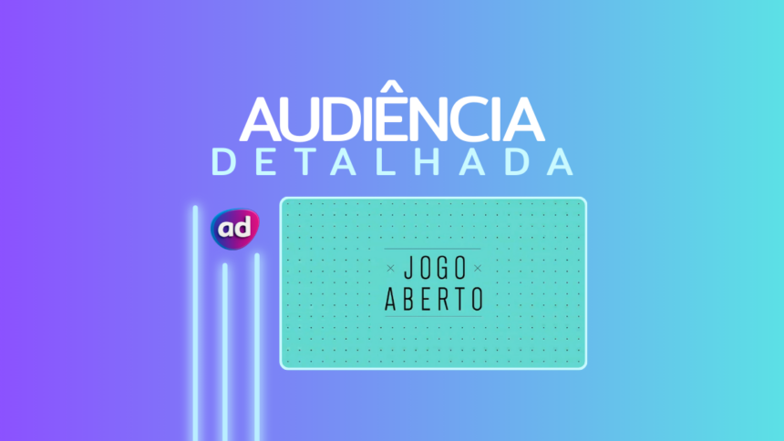 Logo do Jogo Aberto na arte de audiência detalhada