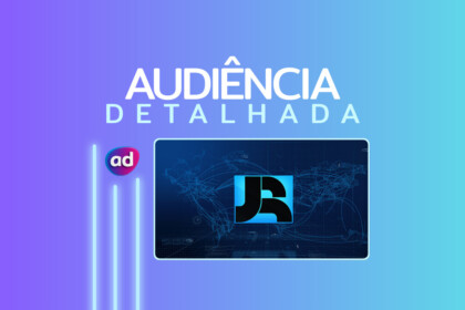 Logo do Jornal da Record na arte de divulgação de audiência detalhada