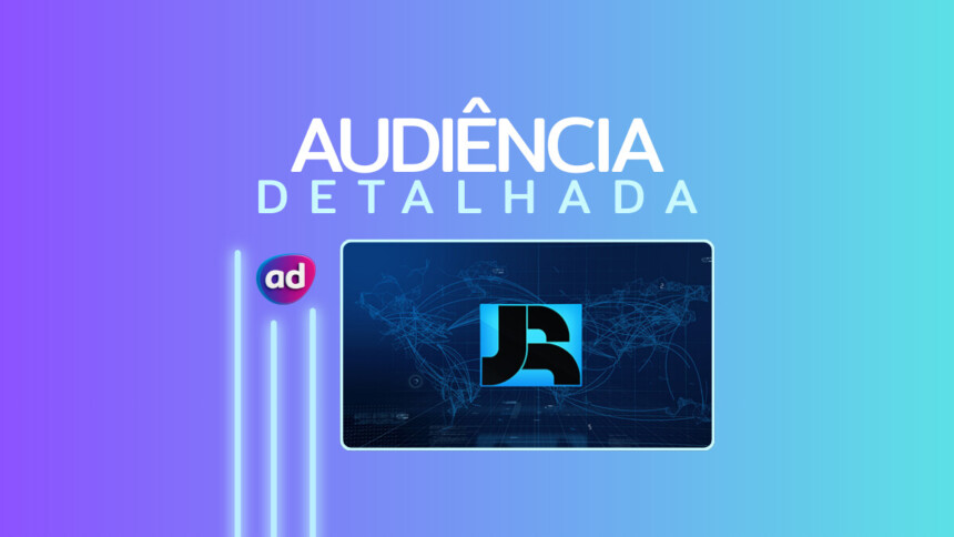 Logo do Jornal da Record na arte de divulgação de audiência detalhada