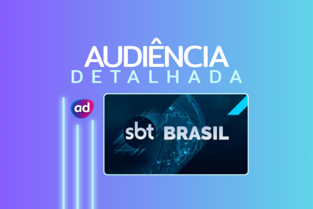 Logo do SBT Brasil na arte de audiência detalhada