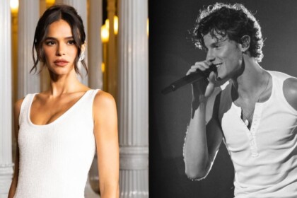 Bruna Marquezine e Shawn Mendes em uma montagem