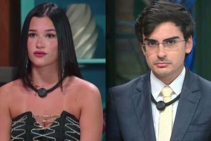 Duda e Dudu em uma montagem na A Fazenda