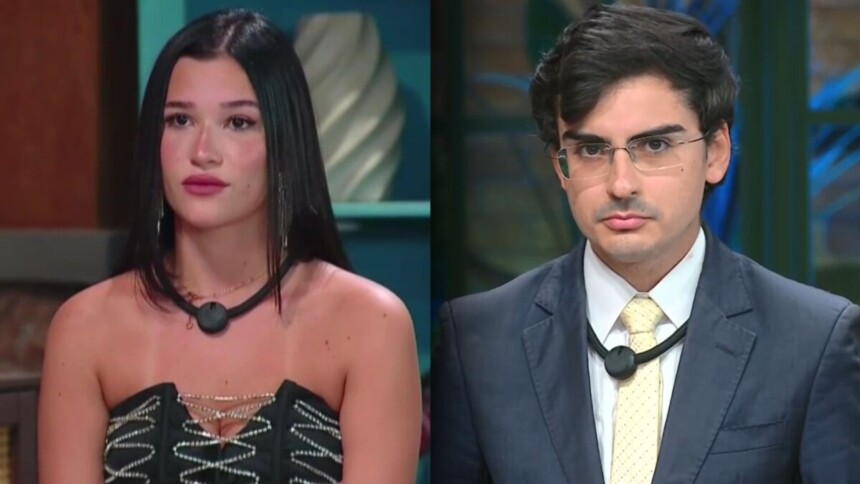 Duda e Dudu em uma montagem na A Fazenda