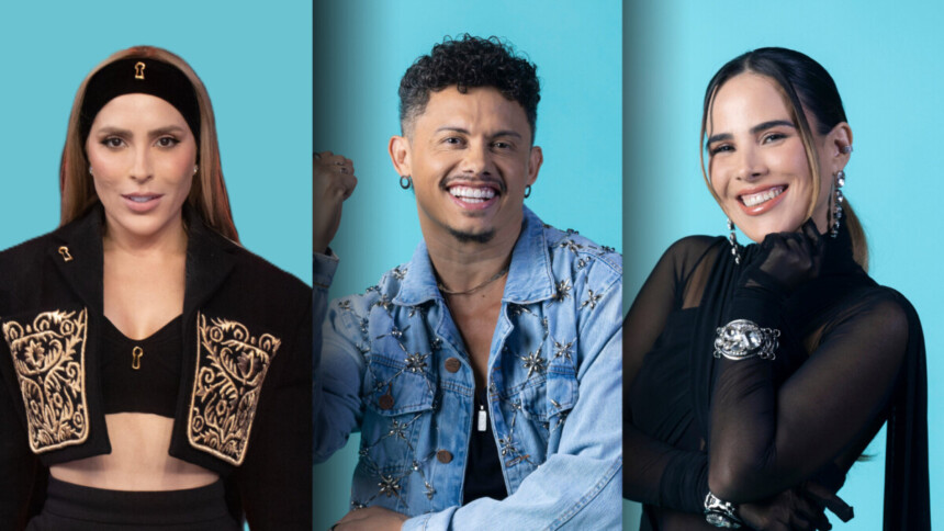 Manu Bahtidão, Silvero Pereira e Wanessa na arte da enquete da Dança Dos Famosos 2025