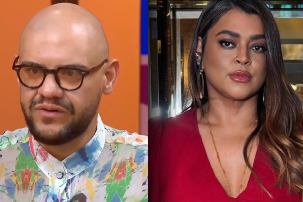 Gominho e Preta Gil em uma montagem