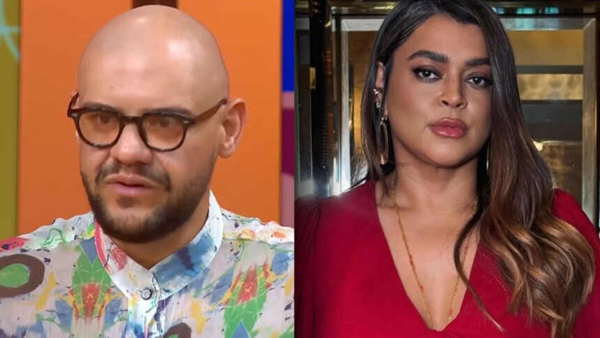 Gominho e Preta Gil em uma montagem