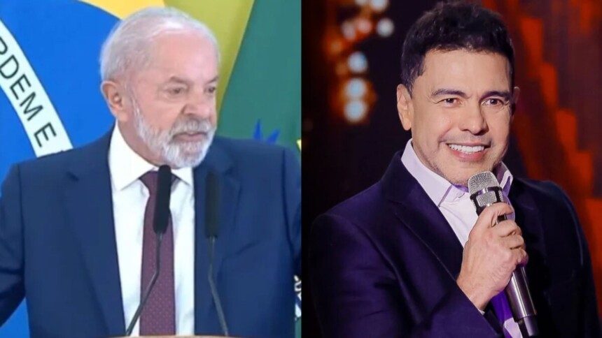 Lula e Zezé Di Camargo em uma montagem