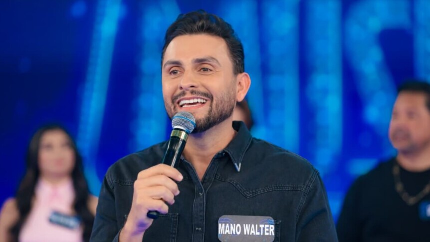 Mano Walter participante do Qual é a Música? no Programa Silvio Santos