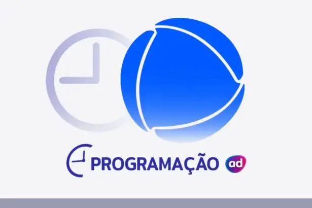 O logo da Record News ao lado de um ícone de relógio, com o título "Programação" em cinza na parte inferior.