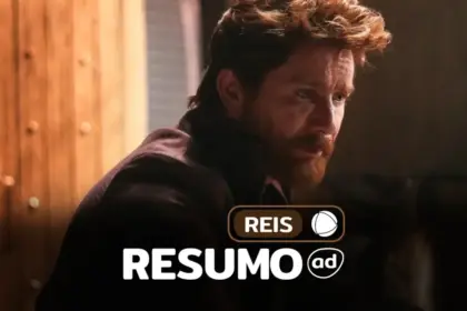 Rei Davi na arte do resumo de Reis