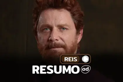 Rei Davi na arte do resumo de Reis