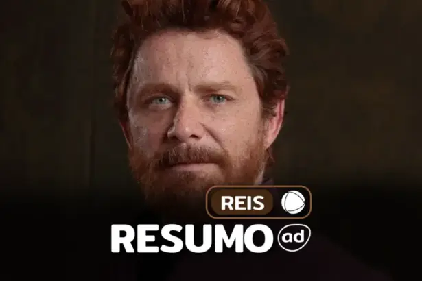 Rei Davi na arte do resumo de Reis