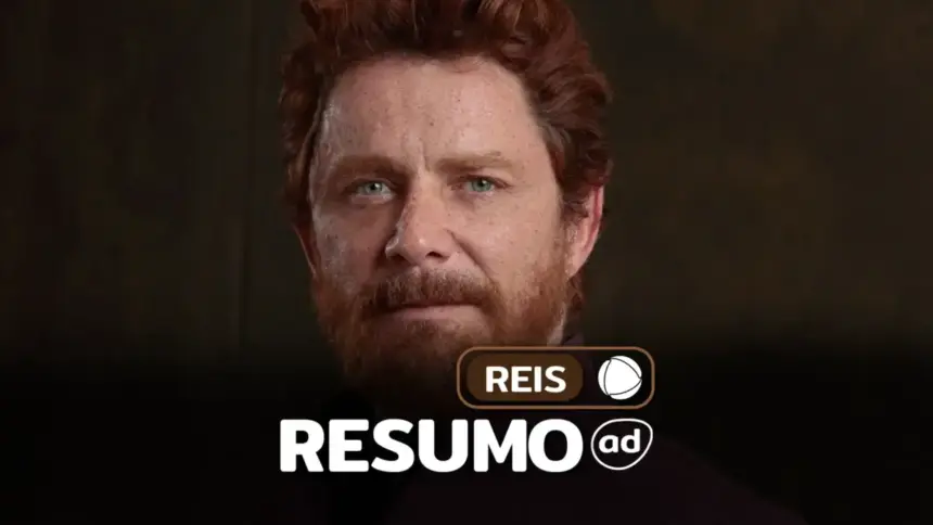 Rei Davi na arte do resumo de Reis