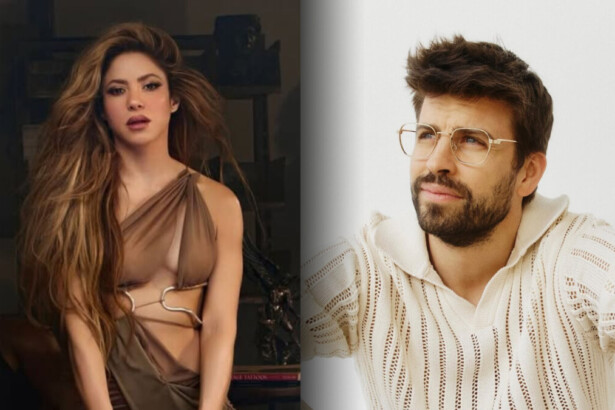 Shakira divide tela com Piqué