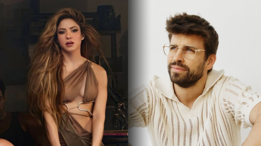 Shakira divide tela com Piqué