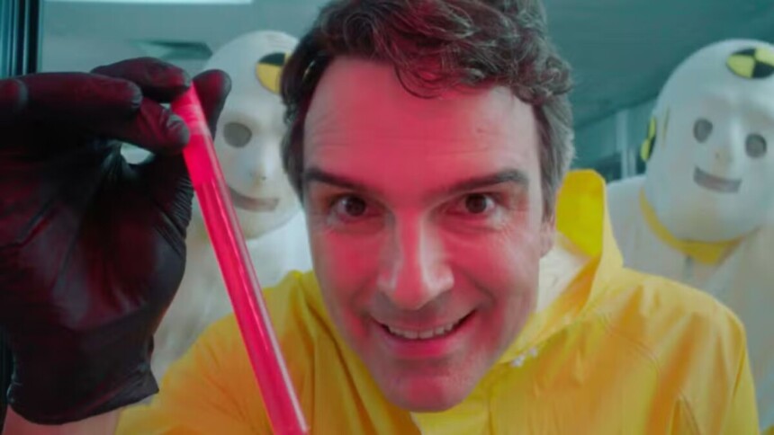 Tadeu Schmidt caracterizada como cientista na primeira chamada do BBB 26