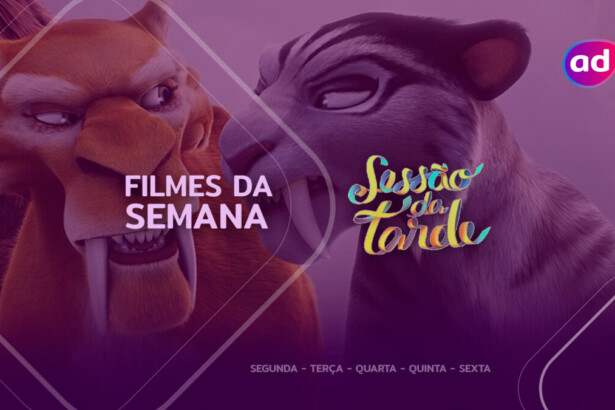 Filme A Era do Gelo 4 na arte da semana na Sessão da Tarde