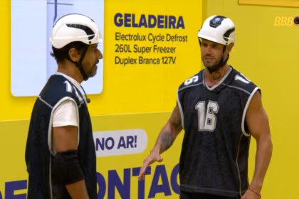 Alberto frente a frente com Jonas no momento em que o empresário anuncia desistência da Prova do Líder do BBB 26