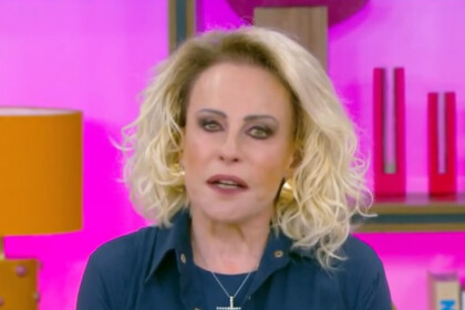 Ana Maria Braga emocionada no Mais Você