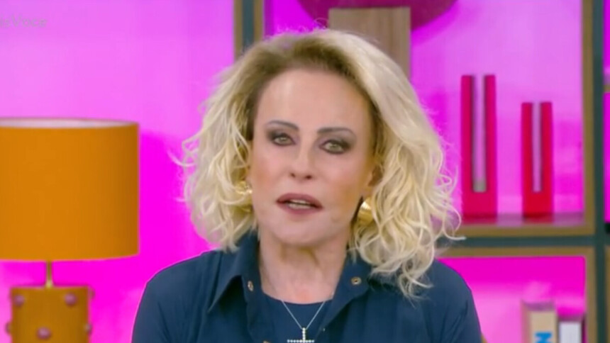 Ana Maria Braga emocionada no Mais Você