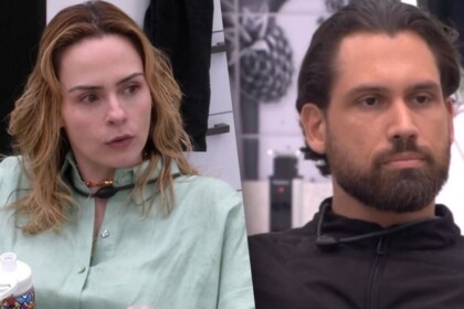 Ana Paula Renault e Brigido em uma montagem no BBB 26