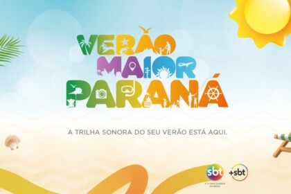 Arte da cobertura do SBT no Verão Maior Paraná