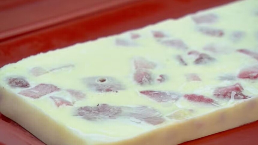 Barrinha de leite em pó em trecho de receita do Mais Você