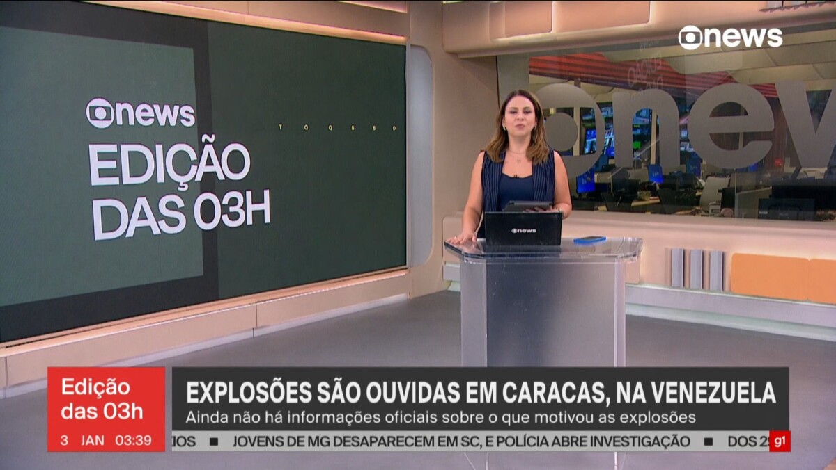 Print da transmissão da GloboNews