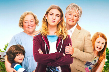 Poster do filme A Fabulosa Gilly Hopkins com os personagens principais sorridentes