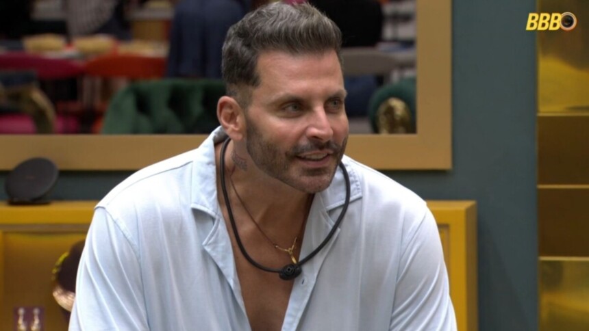 Henri Castelli em conversa na sala do BBB 26