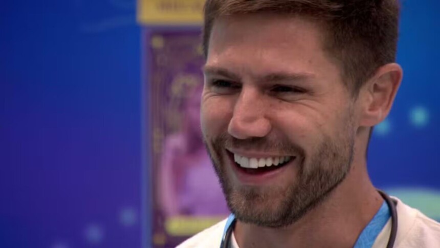 Jonas Sulzbach em trecho do Almoço do Anjo no BBB 26