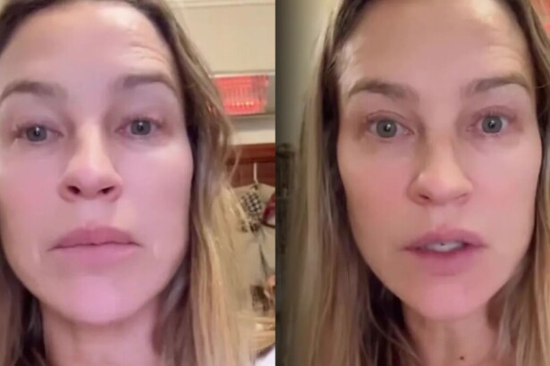 Luana Piovani em trecho dos stories fazendo criticas ao Trump