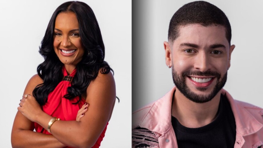 Maxiane e Marcelo nas fotos oficiais para o BBB 26