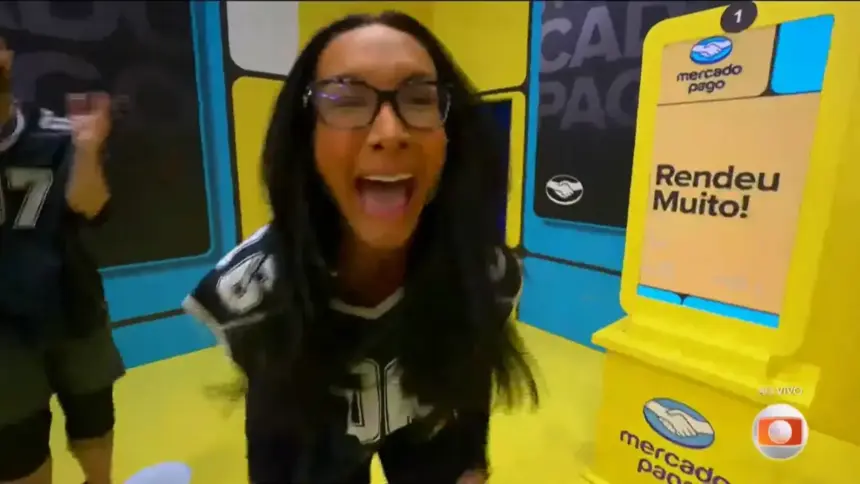Maxiane grita ao lado de Marcelo no provódromo da Prova do Líder do BBB 26