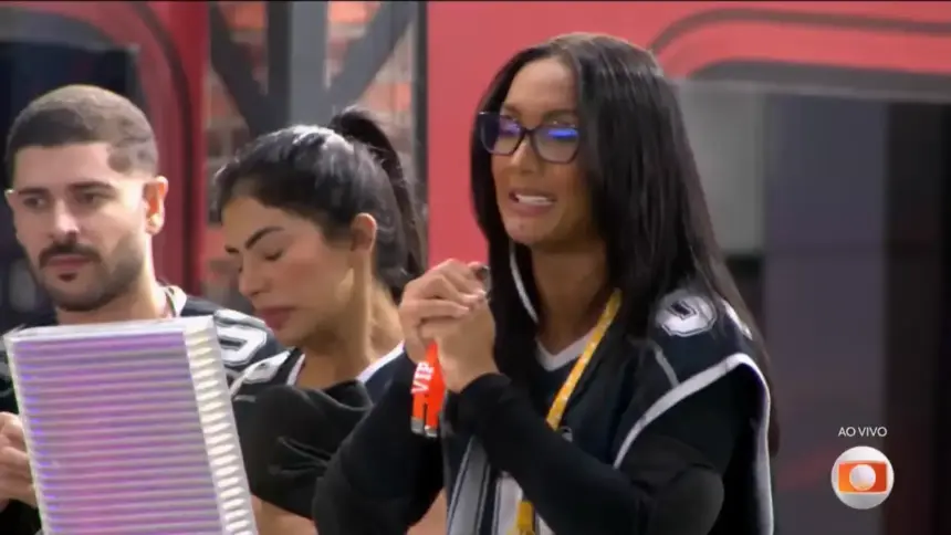 Maxiane segura pulseira VIP na divisão da Xepa e do Vip no BBB 26