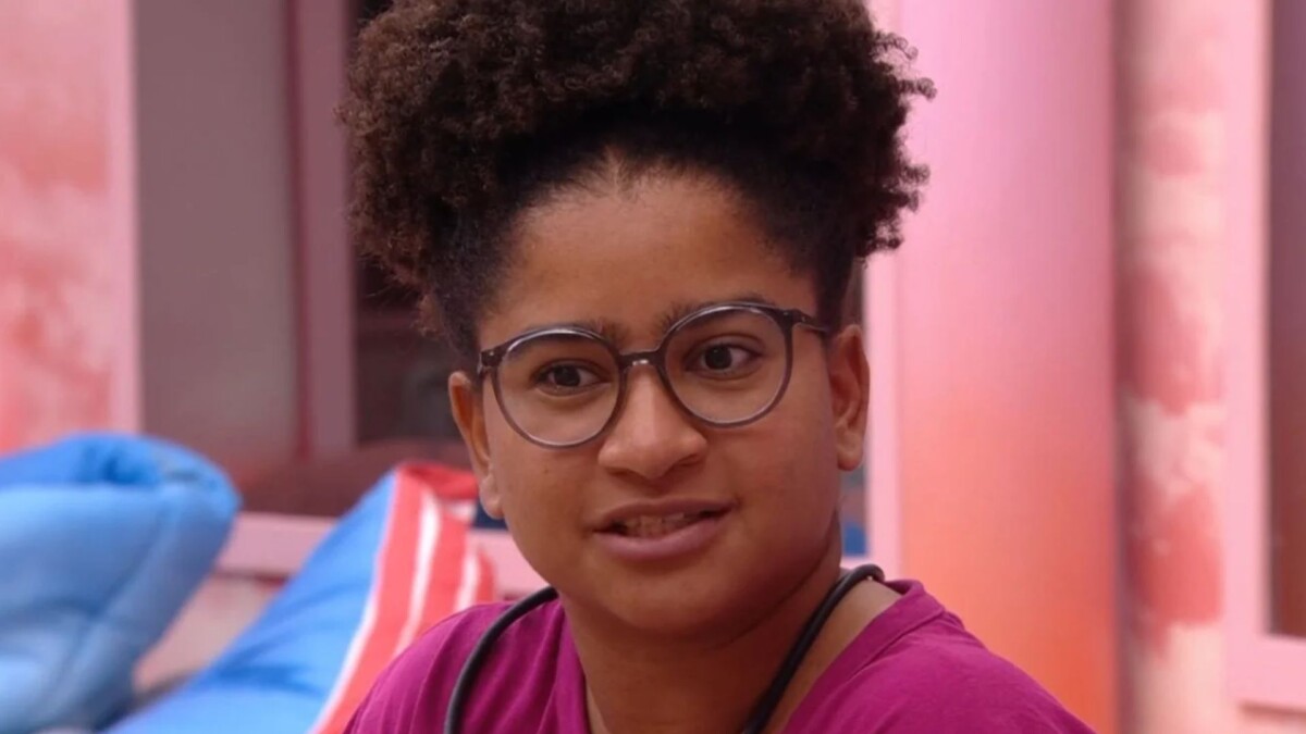 Milena no quarto do BBB 26