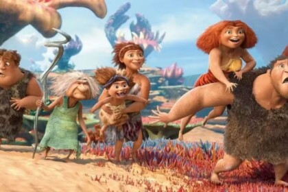 Trecho do filme de animação Os Croods 2: Uma Nova Era