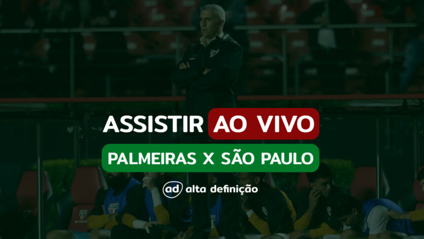 Técnico Crespo na arte onde assistir ao jogo Palmeiras x São Paulo pelo Paulistão