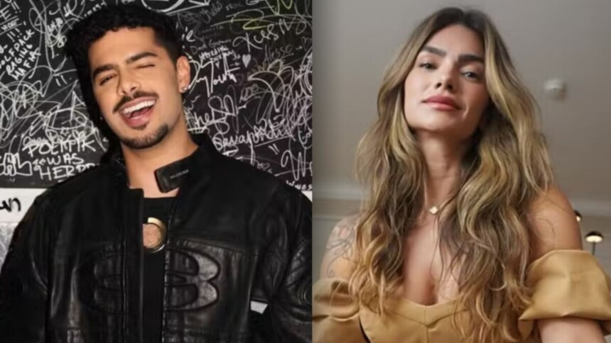 Pedro Sampaio e Kelly Key em uma montagem na divulgação da festa do bbb