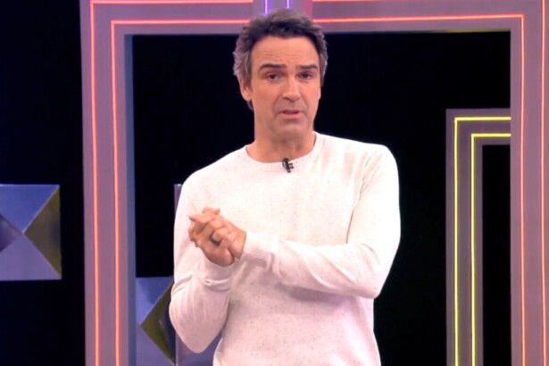 Tadeu Schmidt no estúdio do BBB 26