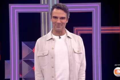 Tadeu Schmidt em trecho da estreia do BBB 26