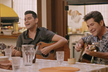 Léo Magalhães canta ao lado de Daniel no 'Viver Sertanejo'