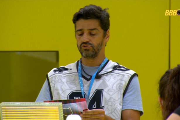 Alberto Cowboy na consagração da Prova do Anjo no BBB 26
