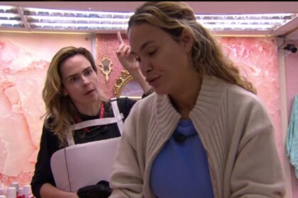 Ana Paula Renault e Sarah Andrade em uma discussão no BBB 26