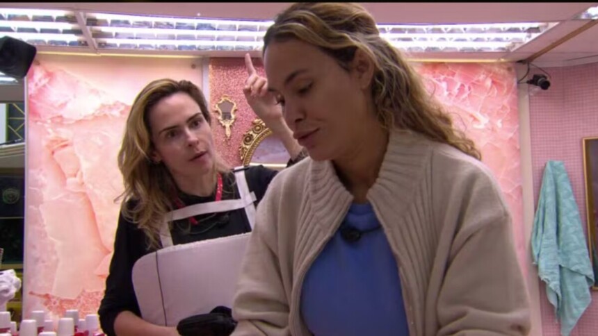 Ana Paula Renault e Sarah Andrade em uma discussão no BBB 26
