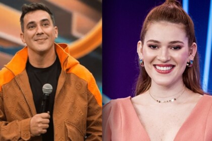 André Marques e Ana Clara em uma montagem