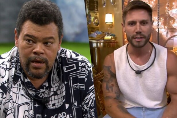 Babu e Jonas em uma montagem no BBB 26