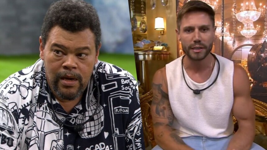 Babu e Jonas em uma montagem no BBB 26